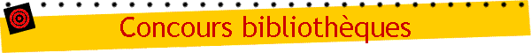 Concours bibliothèques