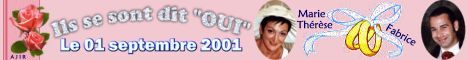 Marie-Thrse DI CECCO et Fabrice SERINDAT se sont dit "OUI" le 01 septembre 2001